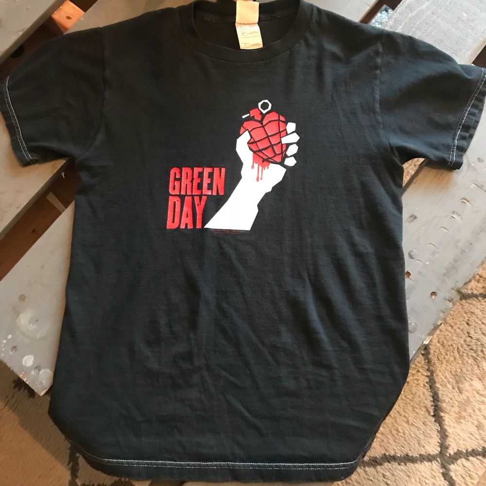 Greene Day Band T size small